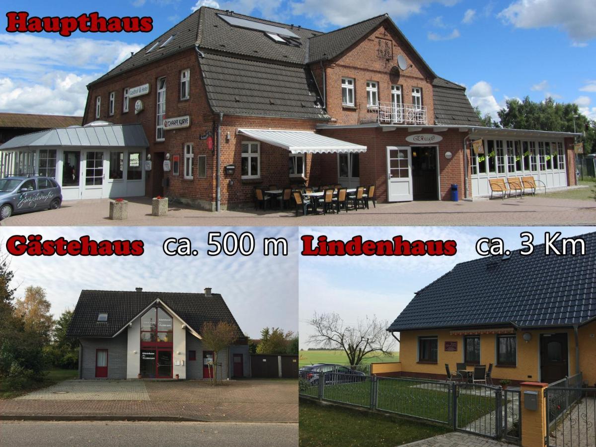 Gaestehaus Scharfe Kurve Lutzow Exterior foto